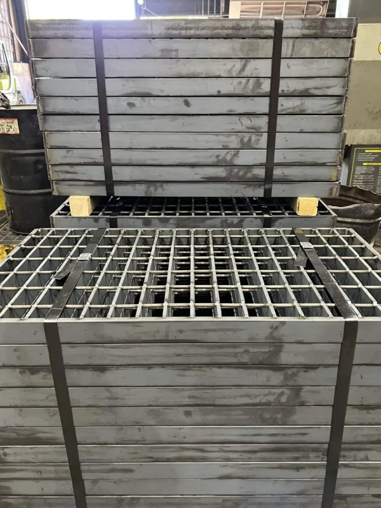 Stack of commercial inlet grates